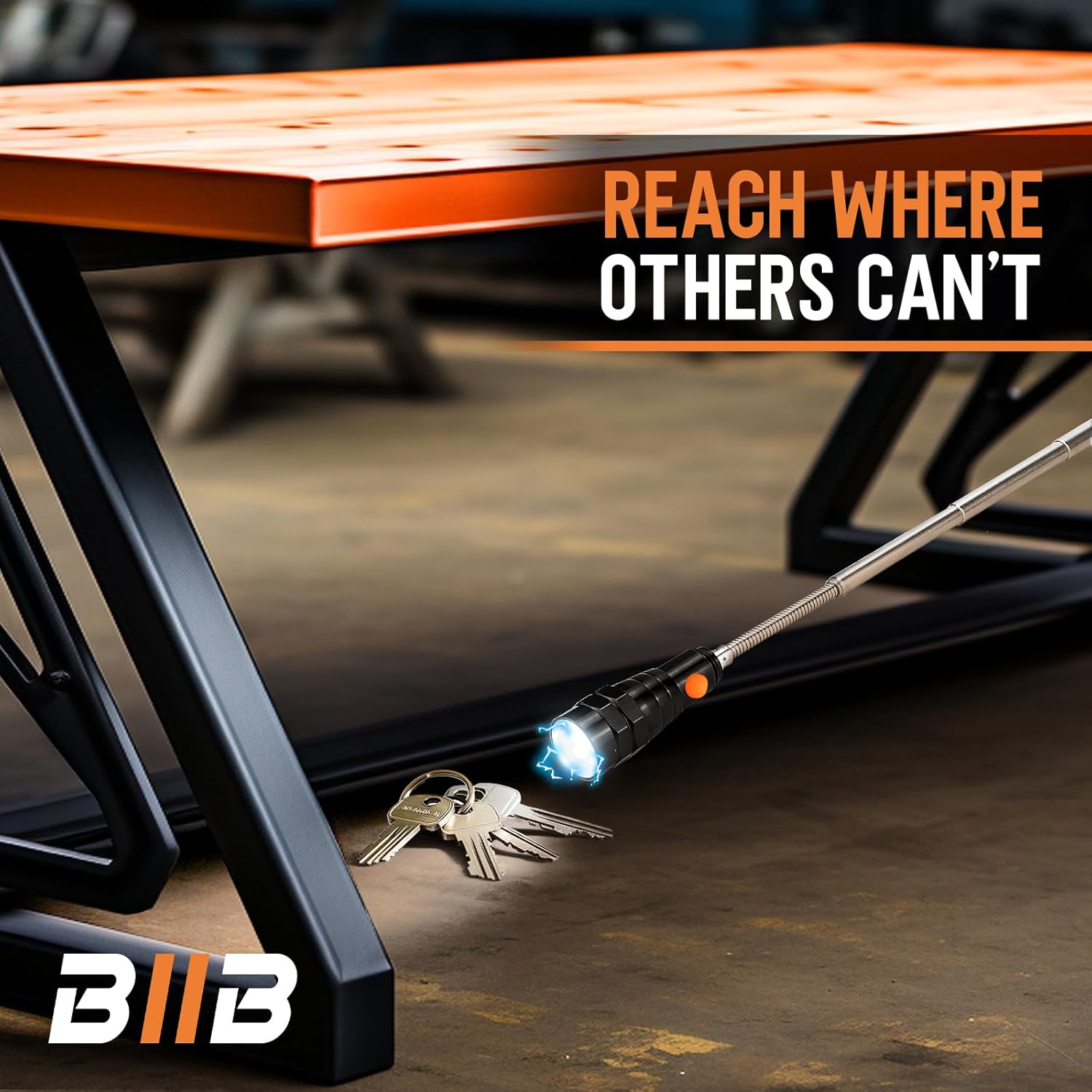 BIIB Gifts for Men, Gadgets for Men LED Magnetic Tool, Mens Gifts for Dad Birthday Gifts for Men Who Have Everything, Hand Tools for Men Secret Santa Christmas Gifts for Him Stocking Fillers for Men