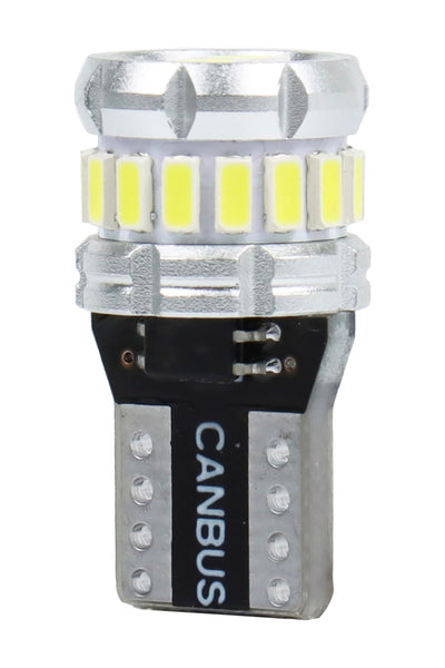 Superlite Set of 2 T10 Bulbs with 18 Leds from the Blue Series range. CanBus Technology and 6500K Colour Temperature. Ideal for Car and Truck.