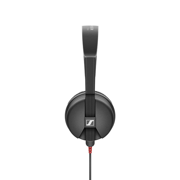 Sennheiser HD 25 LIGHT Lightweight On-Ear DJ & Monitoring Headphones | Robust Single Headband Design | 1.5M Dual-Sided Detachable Cable & 1/4" Jack Adaptor Included | Black (508664)