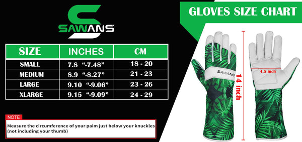 Leather Gardening Gloves Ladies Men/Women Short & Long Forearm Protection Thorn Proof Breathable Spandex Goatskin Leather Rose Pruning Garden Safety Work Gloves, Best Garden Gifts (Long Gloves, M)