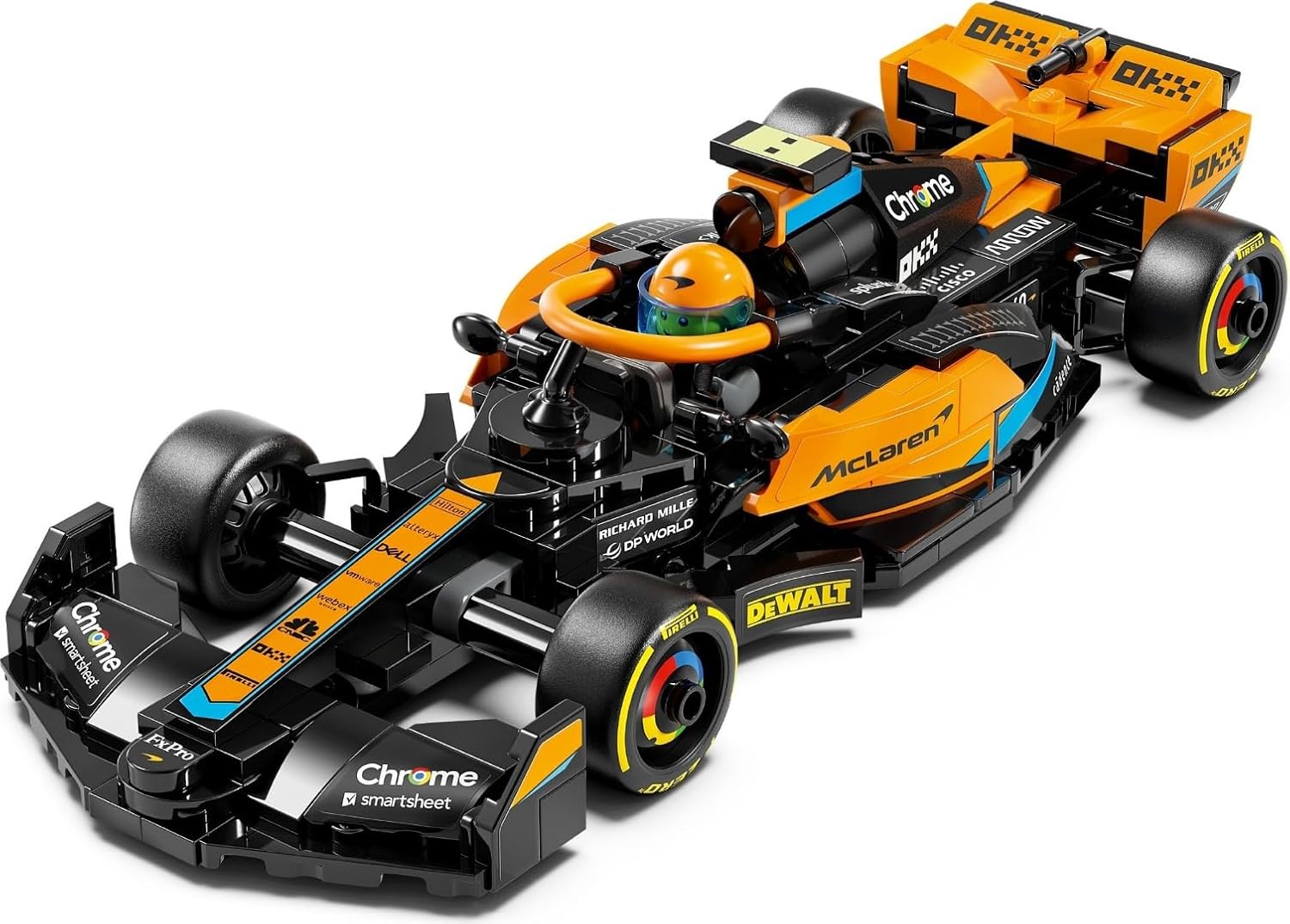 LEGO Speed Champions 2023 McLaren Formula 1 Race Car Toy for 9 Plus Year Old Kids, Boys & Girls who Love Independent Play, Buildable Vehicle Model Set, Kids' Bedroom Decoration, Birthday Gift 76919
