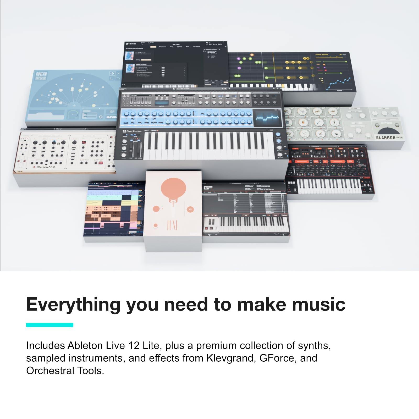 Novation Launchkey Mini 25 [MK4] — Portable 25 Mini-Key, USB, MIDI Keyboard Controller with DAW Integration. Chord Mode, Scale Mode, Drum Pads, and Arpeggiator. Includes Music Creation Software Bundle