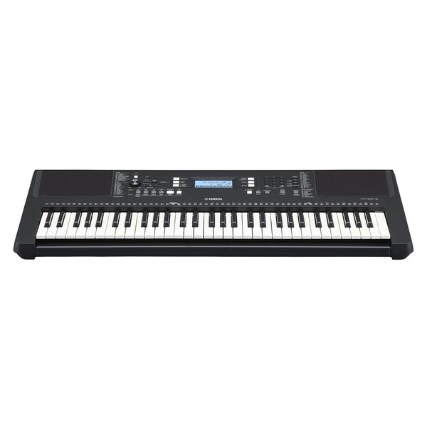 Yamaha PSR-E383 Portable Keyboard for Beginners, 650 Authentic Instrument Voices and Touch-Sensitive Keys with 48-Note Polyphony, Includes 2 Online Lessons with Yamaha Music School Teacher
