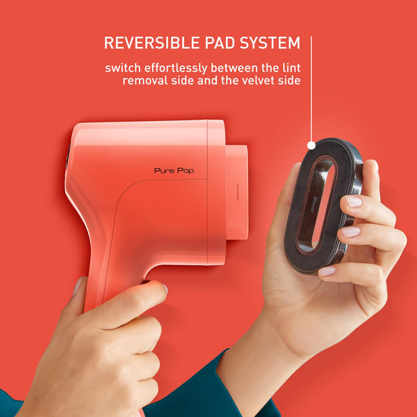 Tefal Pure Pop Slim Handheld Clothes Steamer, No Ironing Board Needed, Ready to Use in 15 Seconds, 70ml Detachable Water Tank, Travel Iron, Garment Steamer, Pink, DT2023