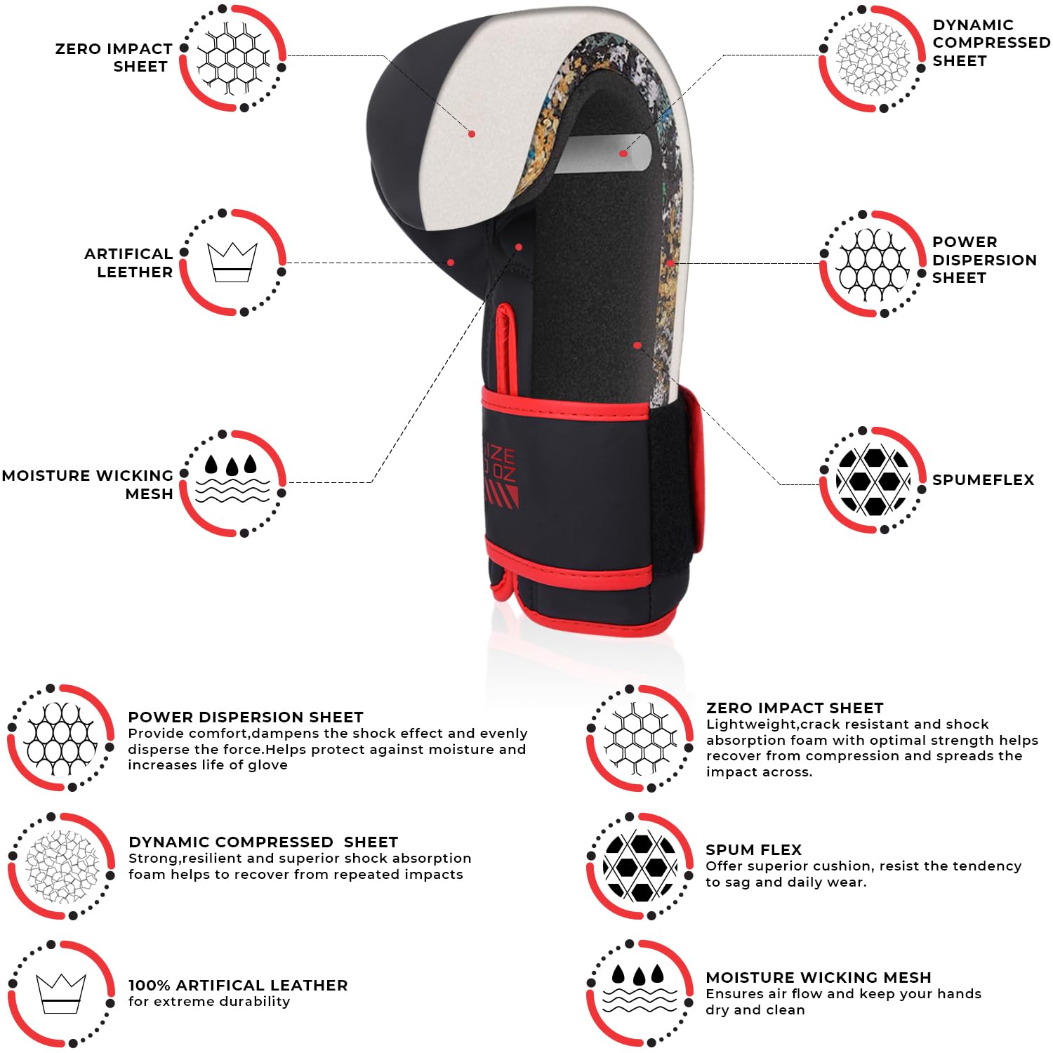 AQF Kids Boxing Gloves and Pads Set- Junior Boxing Gloves and Pads- Kids Boxing Set For Kickboxing & MMA Muay Thai Punching Glove With Curved Boxing