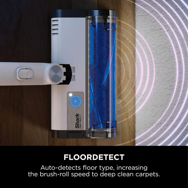 Shark PowerDetect Cordless Vacuum Cleaner, DuoClean Detect, Reverse Clean, Anti Hair Wrap Plus, Lightweight, 70 Min Runtime, Pet, Crevice & Multi-Surface Tools, Flexible, Handheld Mode, Grey IP1251UKT