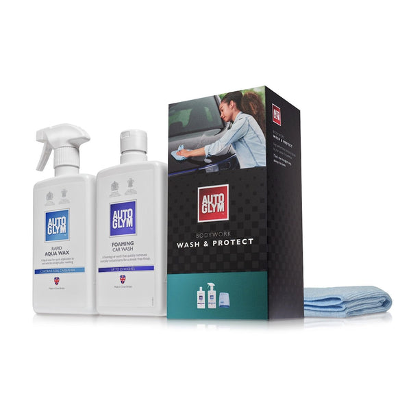 Autoglym Supreme Car Care Collection, 12pc Car Cleaning Kit, Car Cleaning Gift Set, Black