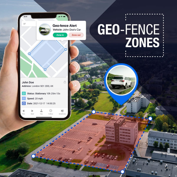 REWIRE SECURITY DB1 Lite GLONASS/GSM GPS Vehicle Tracker – Portable Real-Time Locator for Car, Truck, Van | Easy Install | Automatic Alerts | Covers 120+ countries | Low-Cost Monthly Subscription