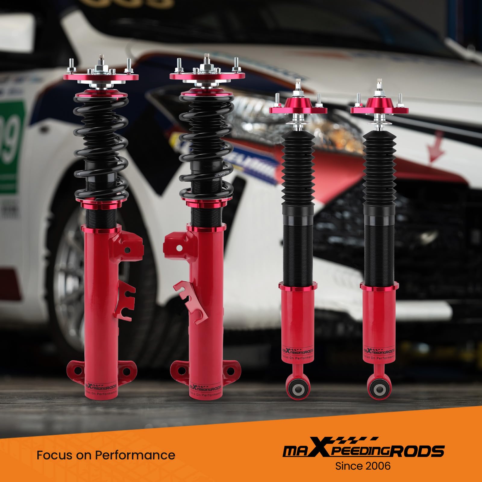 maXpeedingrods Coilovers Suspension For E36 318i, 318is, 323i, 323is, 325i, 328i, 320i