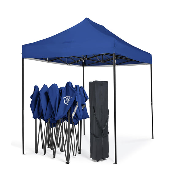 All Seasons Gazebos | 3x2m Pop Up Gazebo with 4 Side Walls & Accessory Pack | Heavy Duty, Fully Waterproof, High Grade Materials (Navy)