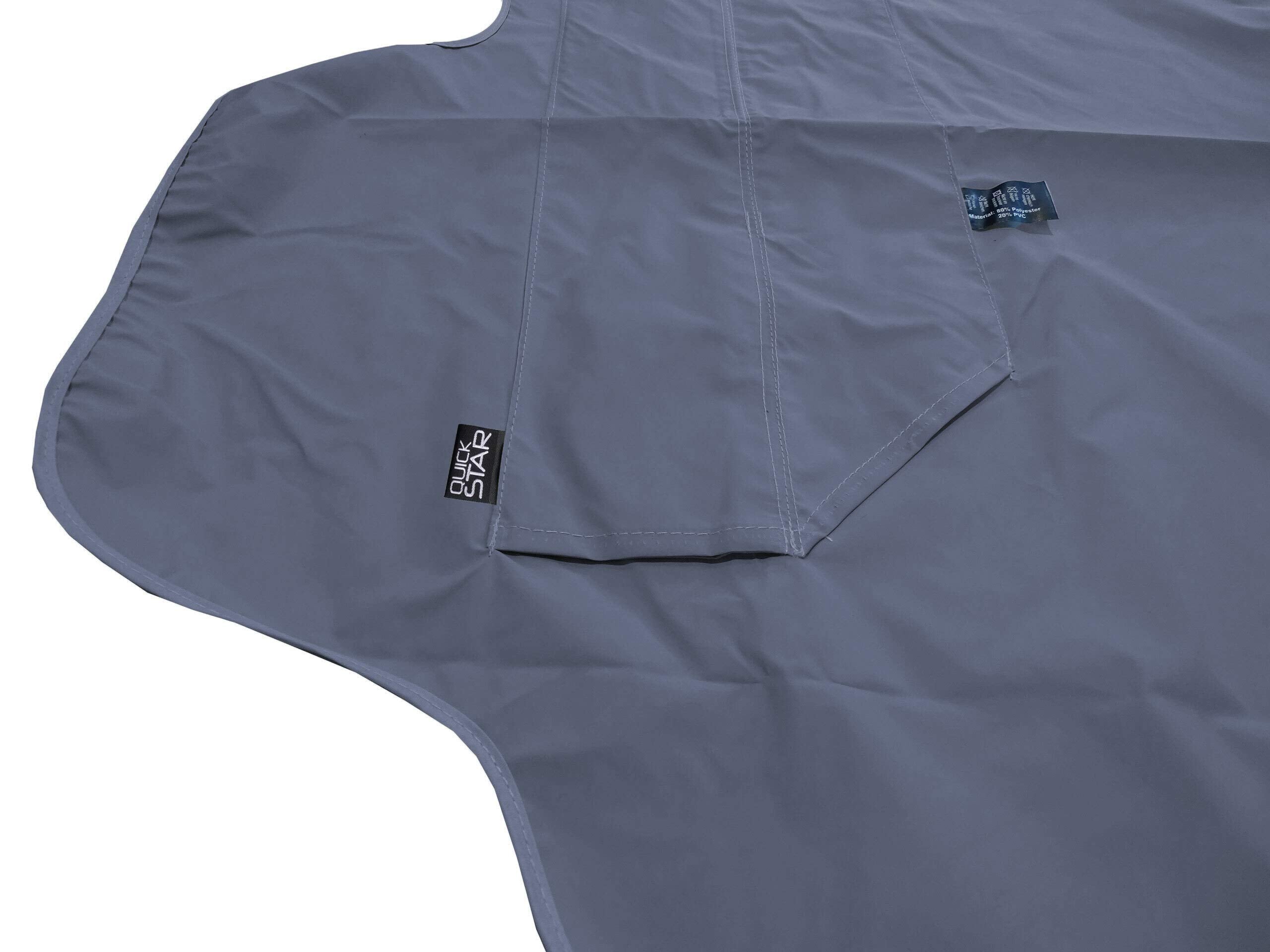 Quick-Star Replacement Roof Universal 3 Seater Grey Replacement Cover Sun Canopy Swing Roof