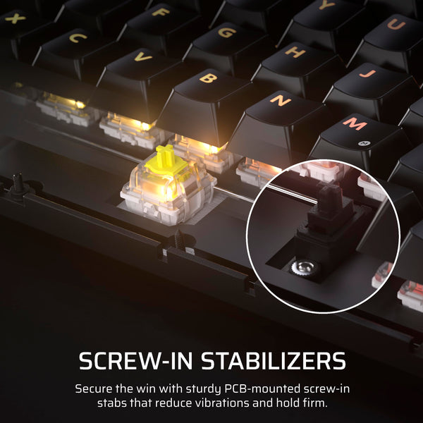 Corsair K65 PLUS WIRELESS 75% RGB Hot-Swappable Mechanical Gaming Keyboard – Pre-Lubricated MLX Fusion Tactile Switches – Dual-Layer Sound Dampening – PBT Keycaps – QWERTY UK – Black