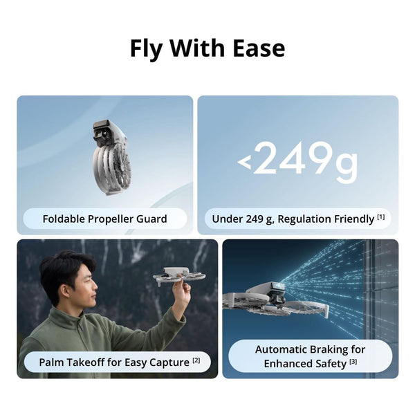 DJI Flip With RC 2 Screen Remote Controller, Follow Me Drone With 4K UHD Camera for Adults, Under 249 g, 3-Axis Gimbal Stabilization, 13km Video Transmission, Palm Takeoff, 31-Min Flight Time