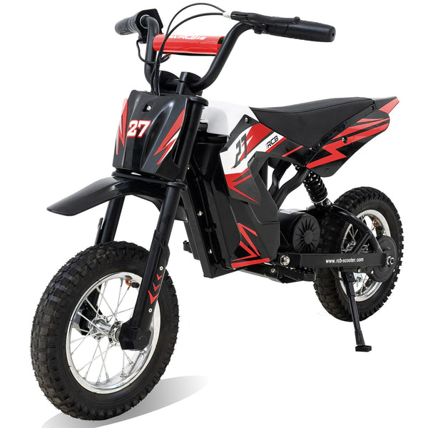 RCB R9X Electric Motorcycle Kids, 12 inch Pneumatic Tires, Ride On Electric Motorcycle with Powerful Motor, 3 Speed Modes 8/12/25KMH, Range 15KM, Moto Crossbike Kids from 3-12years