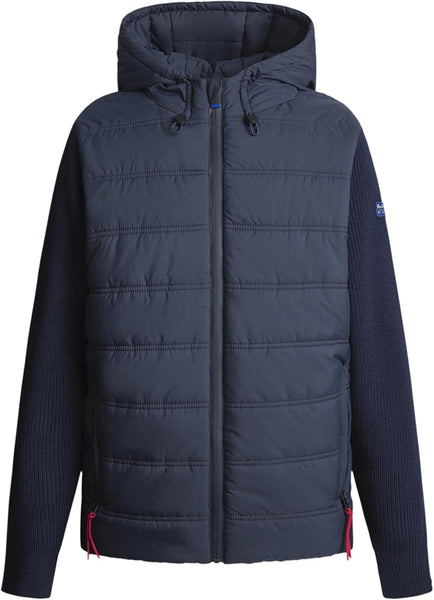 Red Bull Racing X Pepe Jeans Men's RBR Knit Storm Quilt Front Hybrid Knitwear