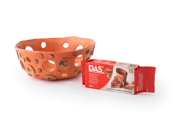 DAS Terracotta Air-Hardening 500g Modelling Clay, For Professionals & Hobbyists