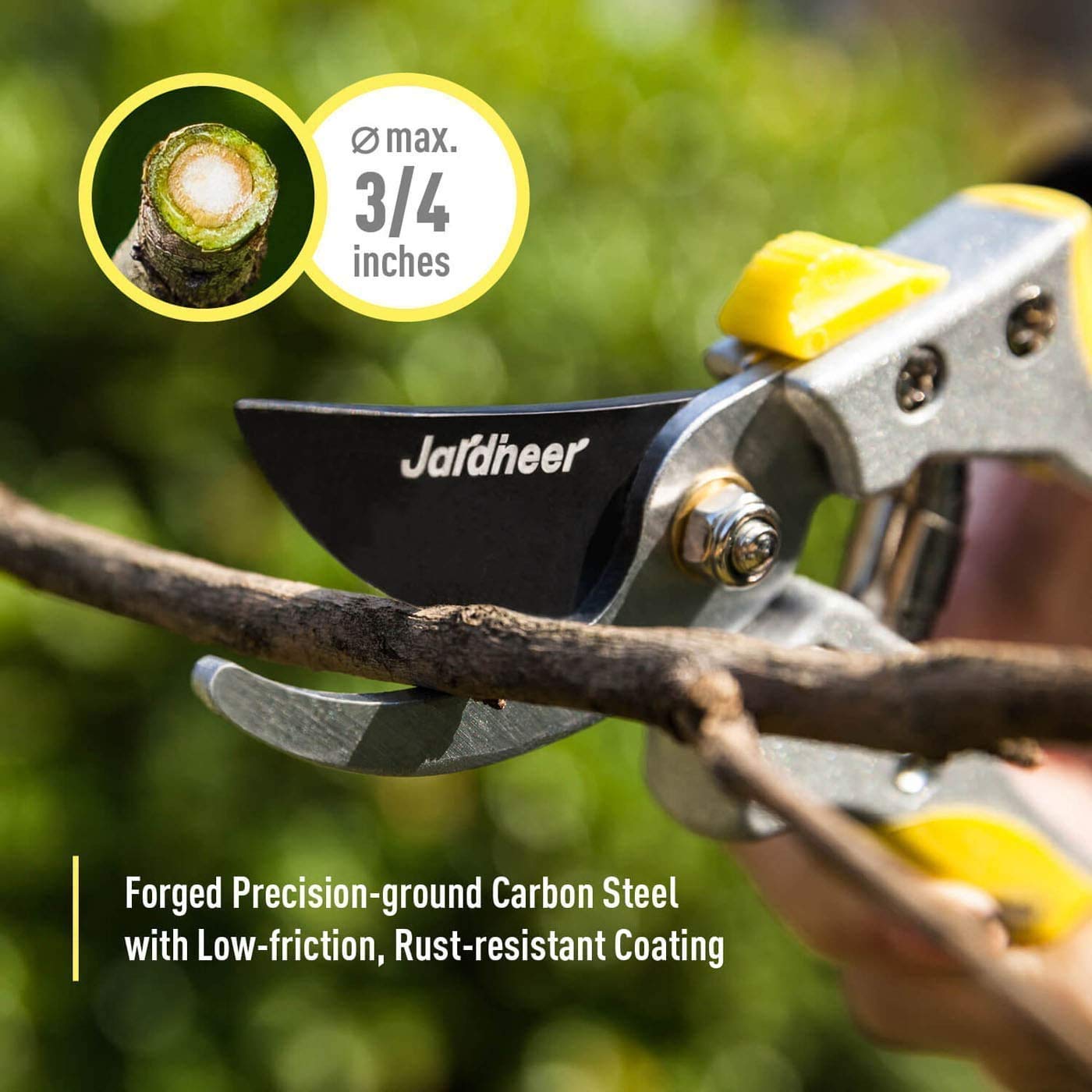 Jardineer 11Pcs Gardening Tools Set - Durable Hand Garden Tools, Knee Pad, Grass Shear, Tote Bag, Spray Bottle, Gardening Gifts for Mom Women Men