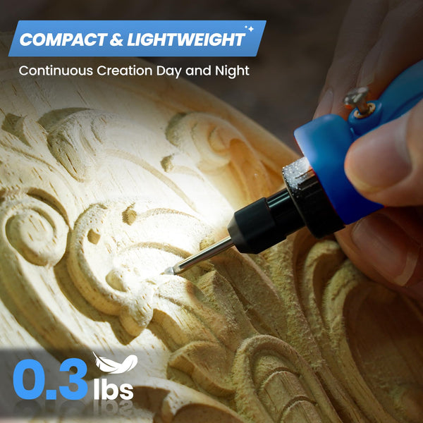 HARDELL Mini Cordless Rotary Tool, USB Charging, 5-Speed Rotary Tool Kit with 61 Accessories, Multi-Purpose 3.7V Power Multi Tool for Sanding, Polishing, Drilling, Etching, Engraving, Cutting, DIY