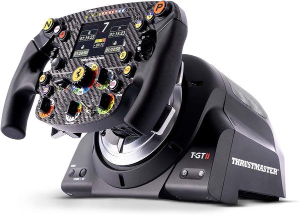 Thrustmaster T-GT II Servo Base - Performance Force Feedback Racing Wheel Base with Advanced Feedback System for PS5, PS5 Pro, PS4, and PC Racing & Driving Sim Simulator Steering Wheel Base