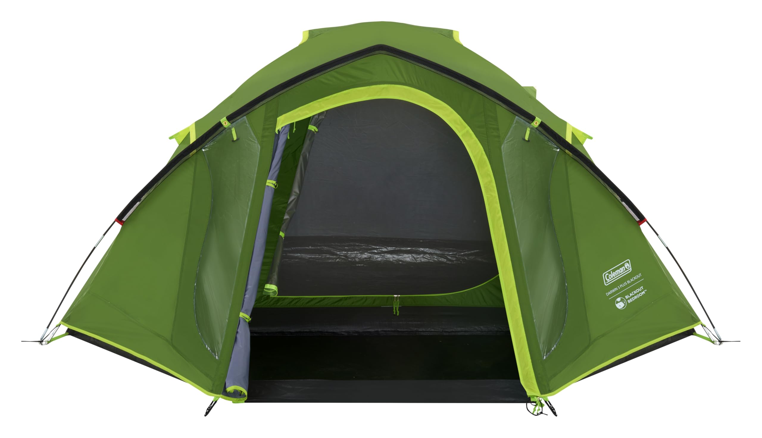 Coleman Tent Darwin 2-4 Person | Compact Lightweight Dome Tent | Models with Darkened Bedroom | Camping, Festival and Hiking Tent | 4500mm Waterproof | with Sewn-in Groundsheet