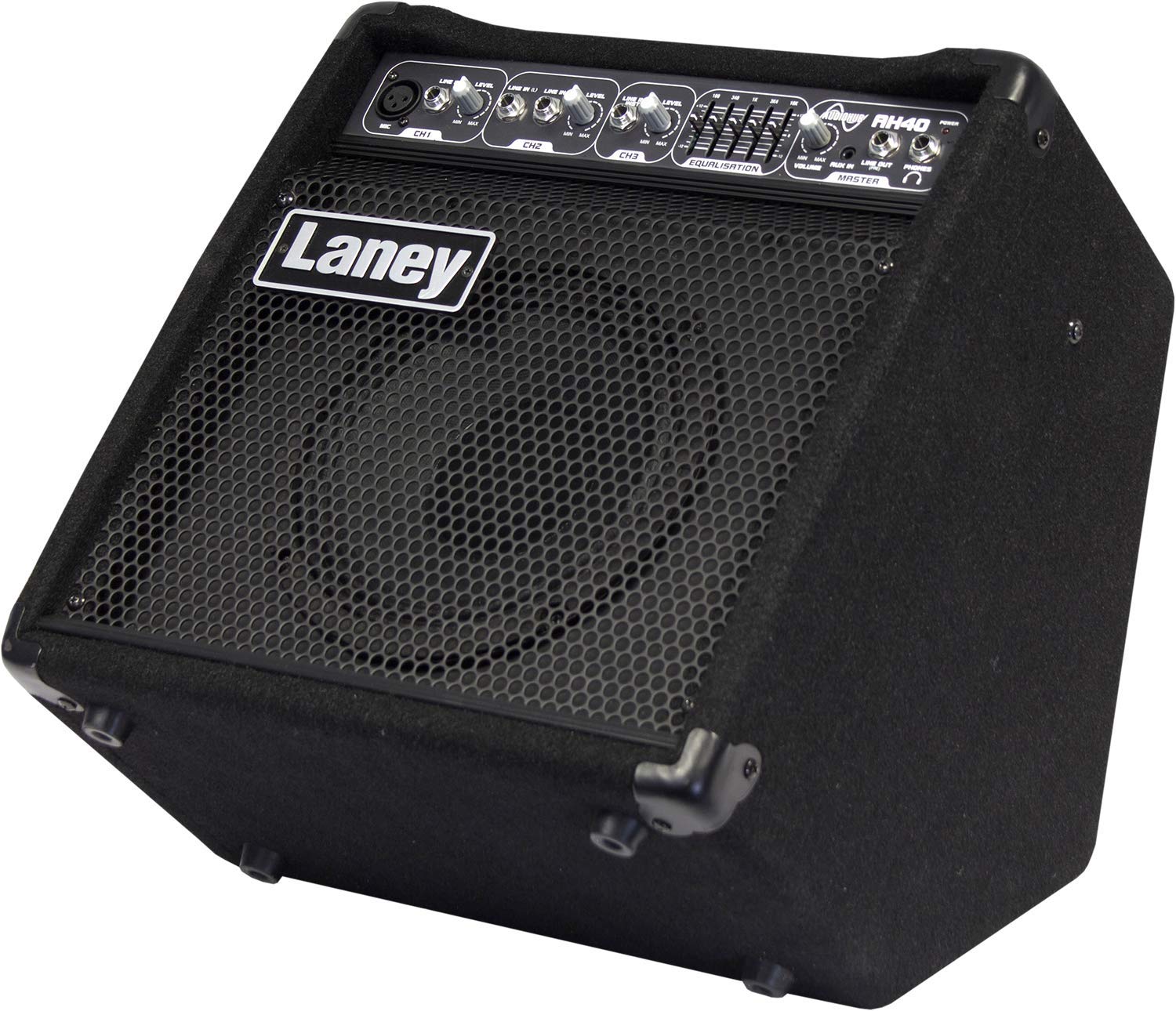 Laney AUDIOHUB Series AH80 - Multi-Input Combo Amp - 80W - 10 inch Woofer plus Horn, Black