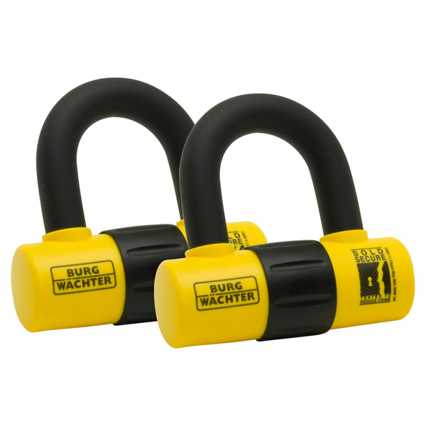 Burg-Wächter 100D Y Sold Secure Gold Motorbike, Single U Lock