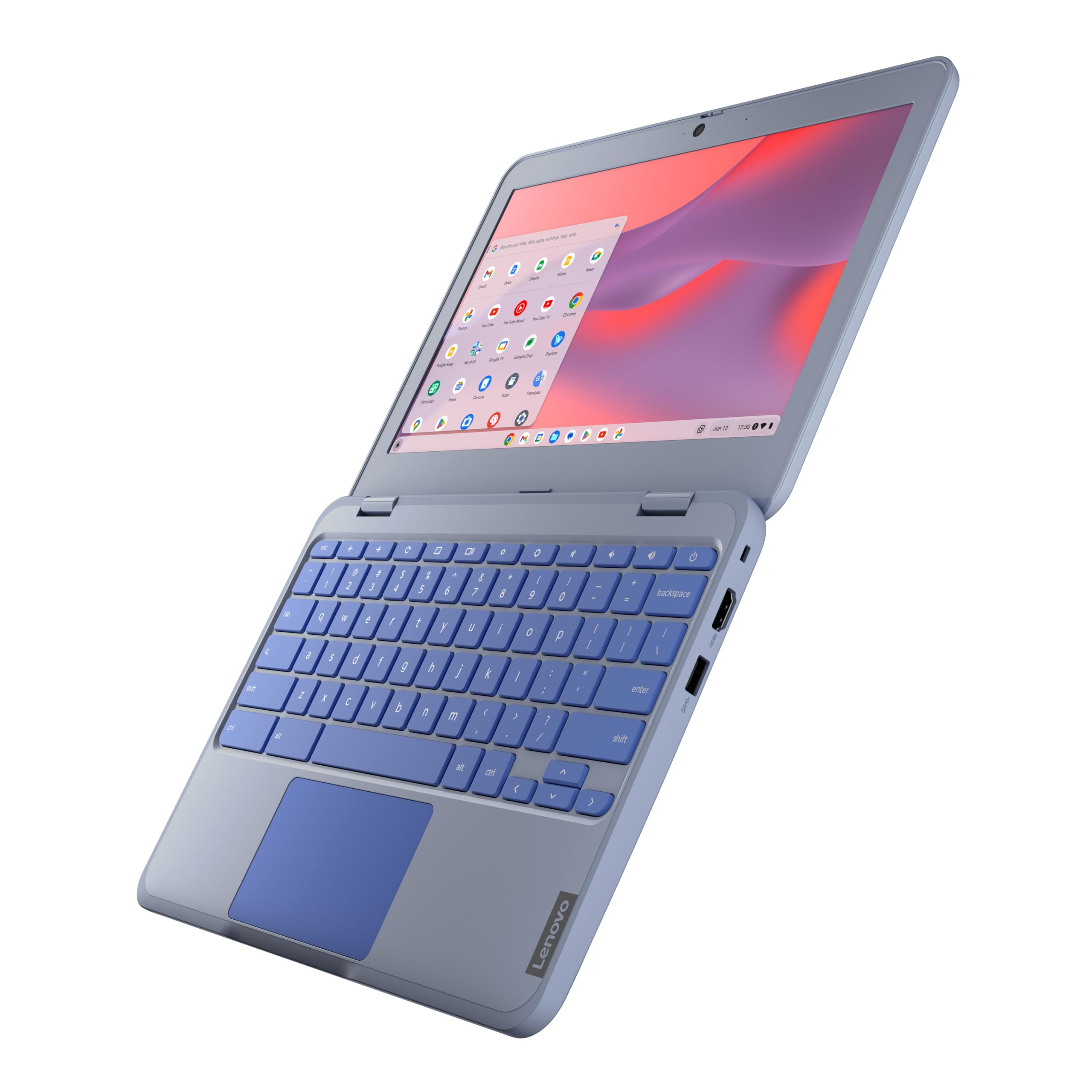 Lenovo IdeaPad Slim 3 Chromebook | 14 Inch FHD Laptop | MediaTek Kompanio 520 | 4GB RAM | 64GB eMMC | Chrome OS | Abyss Blue