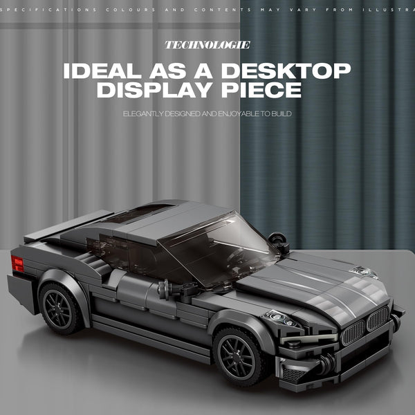 Ebortsin Sports Car Building Set for M760Li, Racing Car Model Building Blocks, 398 PCS Collectible Iconic Sports Vehicle Construction Kit, Gifts for Kids & Sportscar Enthusiasts