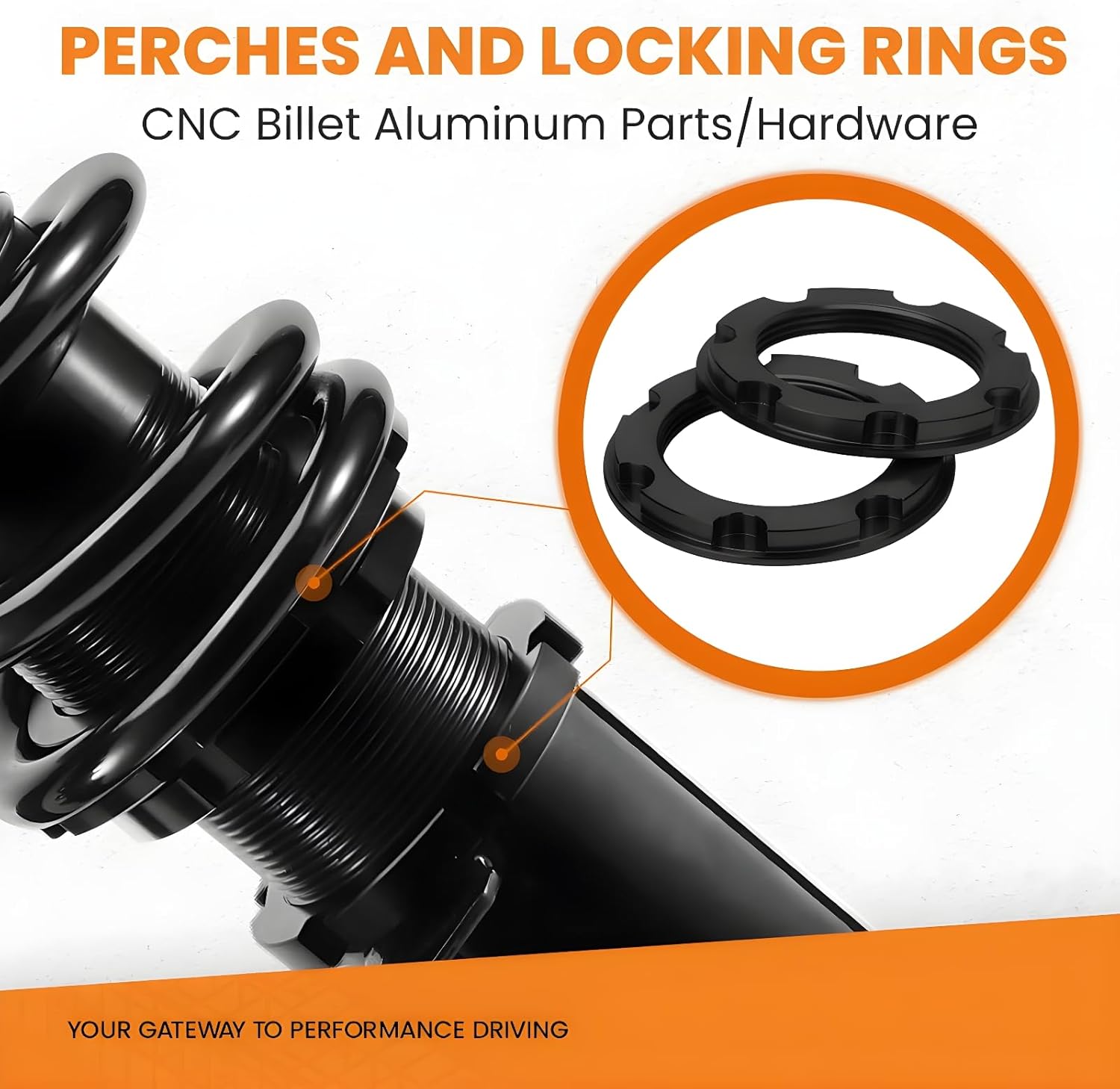 maXpeedingrods Performance Coilovers for BMW E36 3 Series Saloon Coupe Convertible Touring 1990-1998 318 328 325