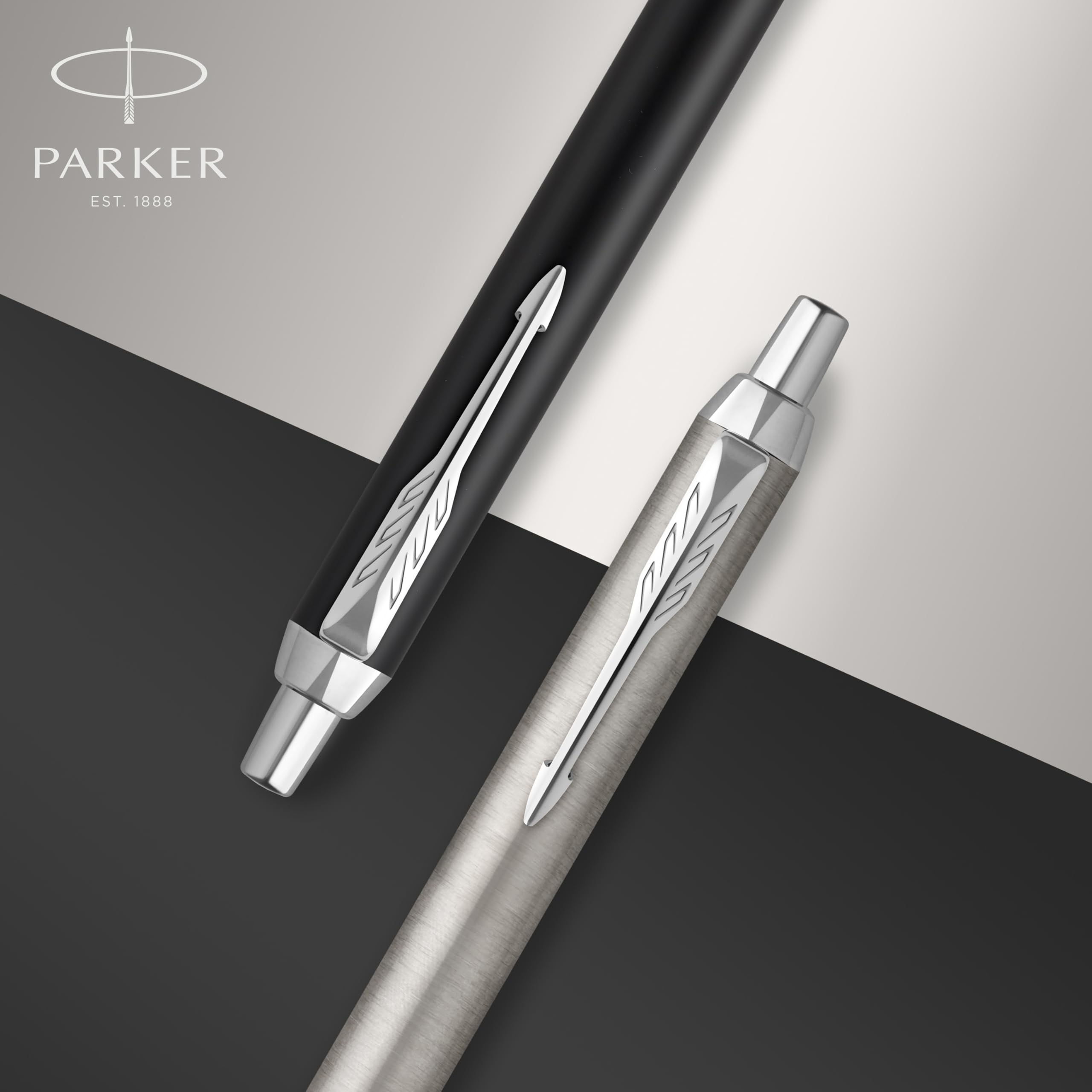 Parker IM Ballpoint Pen | Dark Espresso with Medium Point Blue Ink Refill | Gift Box