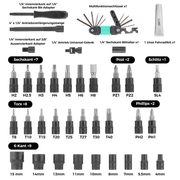 ETOOLAB 1/2 Torque Wrench Dual-Range【20-230Nm/10-170lbf-ft】±3% Precision, 72 Tooth Dual-Direction Adjustable Torque Wrench for Bicycle, Moto, Car Maintenance—3pcs