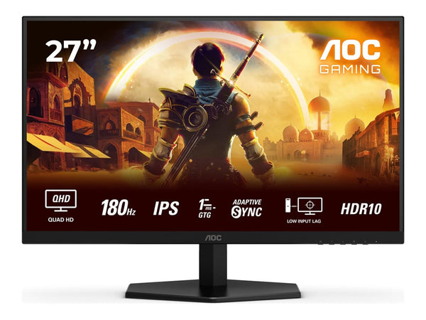 AOC Gaming 25G3ZM/BK - 24.5" 240Hz FHD Monitor, 0.5ms MPRT, FreeSync Premium (1920x1080, HDMI 2.0 x 2, DisplayPort 1.2 x 1, Headphone out (3.5mm)) black/red