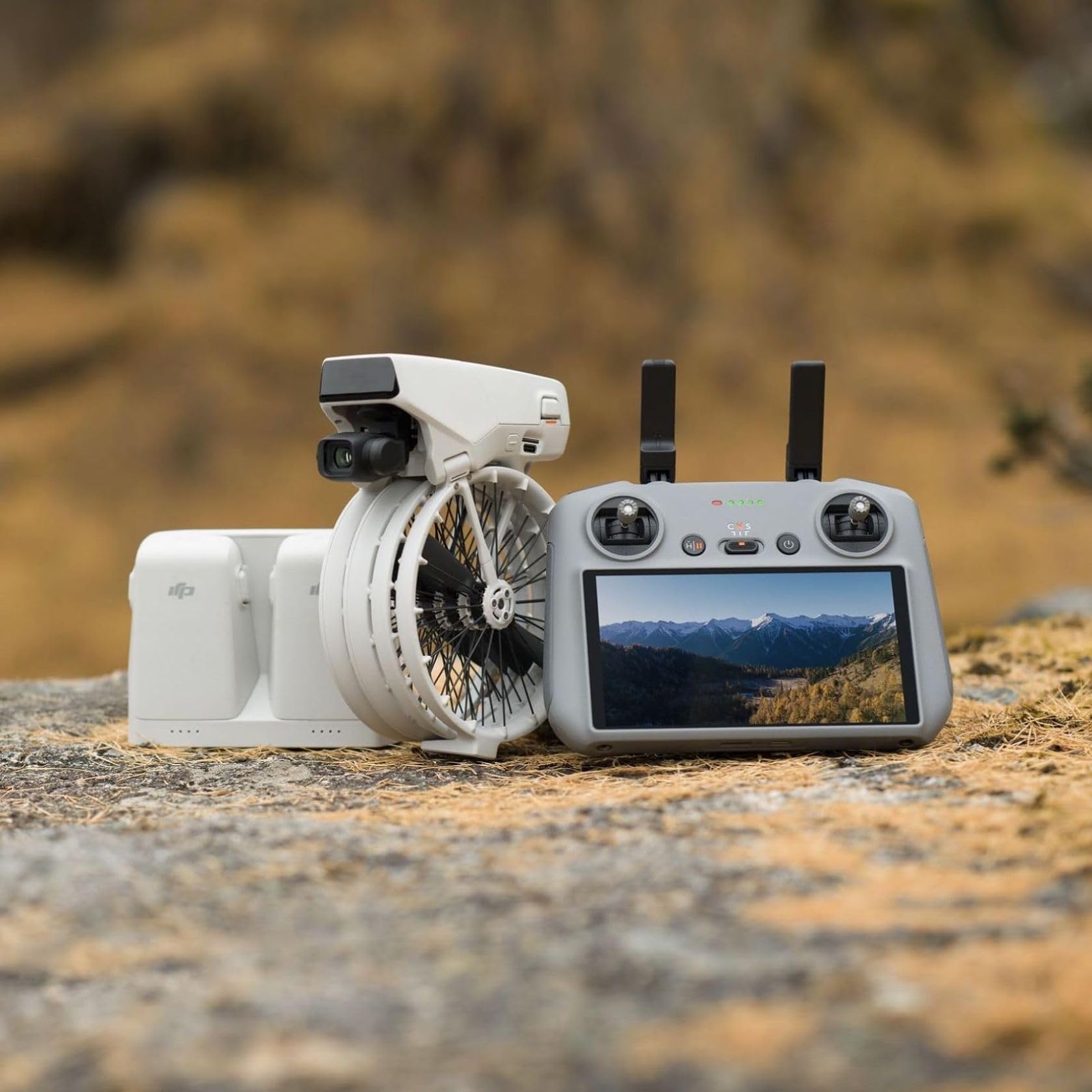 DJI Flip With RC 2 Screen Remote Controller, Follow Me Drone With 4K UHD Camera for Adults, Under 249 g, 3-Axis Gimbal Stabilization, 13km Video Transmission, Palm Takeoff, 31-Min Flight Time