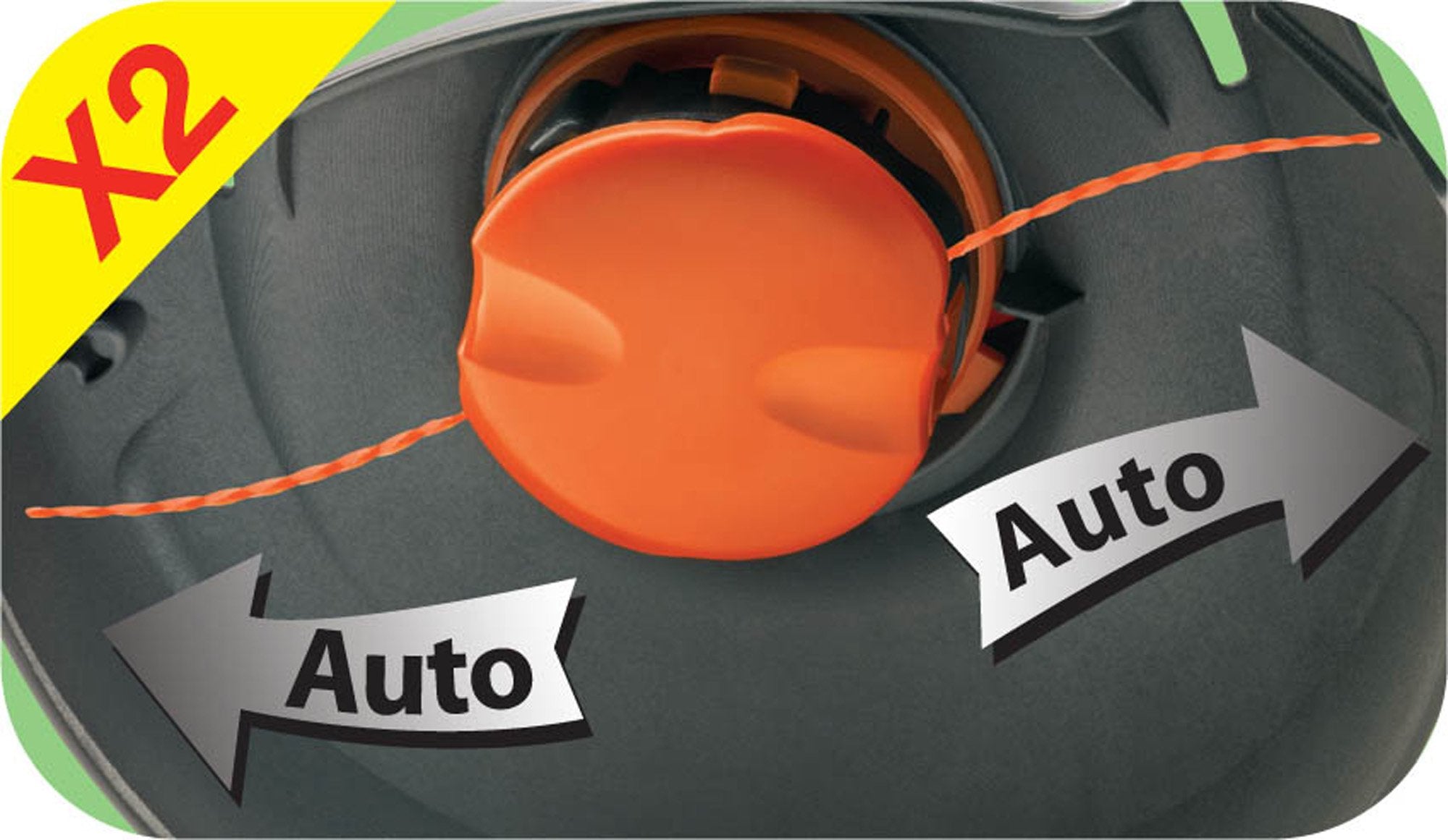 Flymo Contour 500E Electric Grass Trimmer and Edger, 500 W, Cutting Width 25 cm, Orange