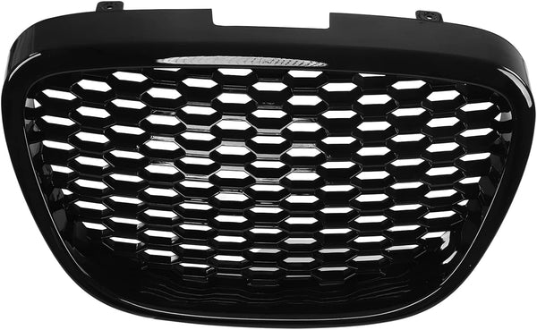 Glossy Black Heatproof Bumper Mesh Grill Replacement with UV Resistant Coating, Easy Bolt Installation for Seat Leon Altea Toledo, OE Number 1133007