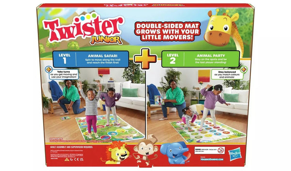 Hasbro Gaming Twister Ultimate: Bigger Mat, More Coloured Spots, Family, Kids Party Game Age 6+; Compatible with Alexa (Amazon Exclusive)
