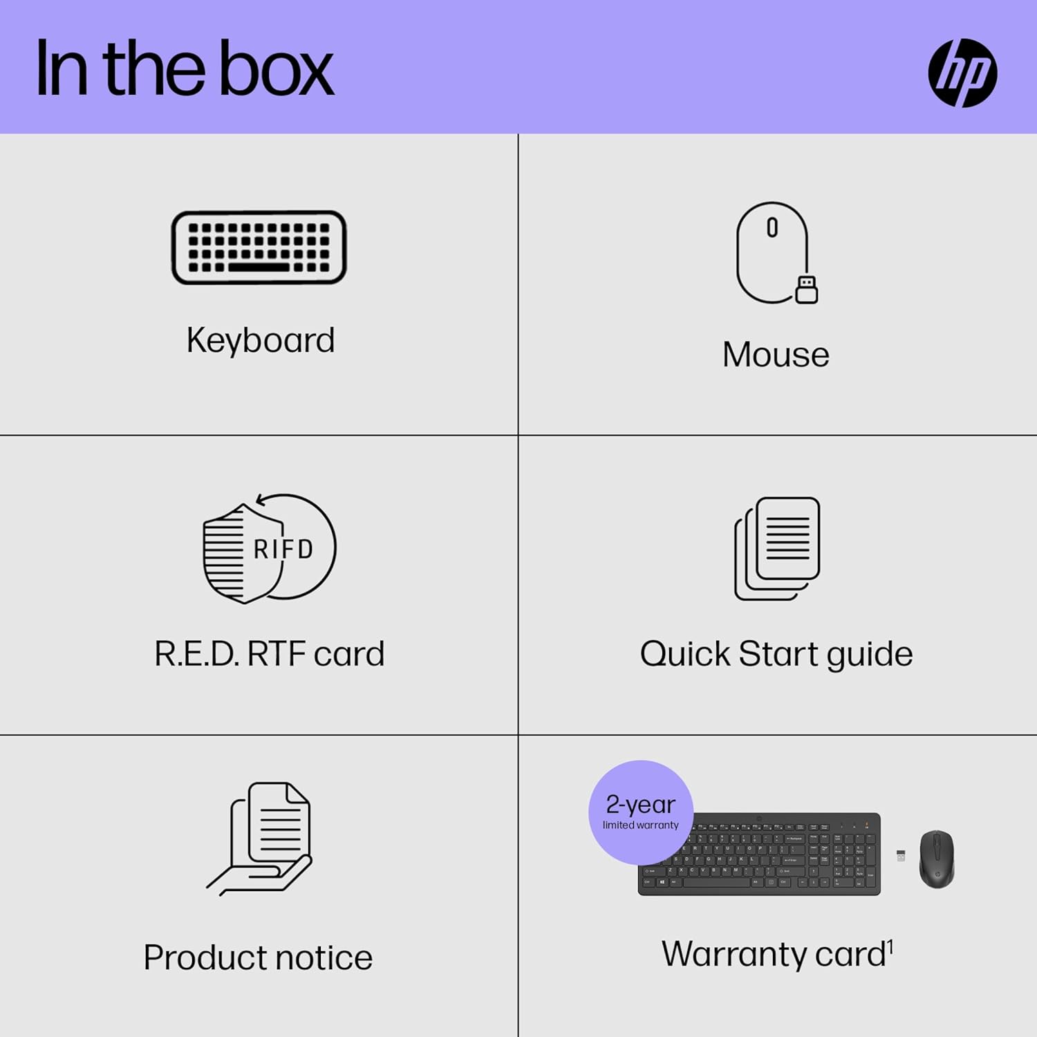 HP 330 Wireless Keyboard and Mouse Combo | 2.4 GHz Wireless Connection with USB Dongle | 12 Function Keys | Ergonomically Designed | 1600 DPI | LED Indicators | Numpad | Black