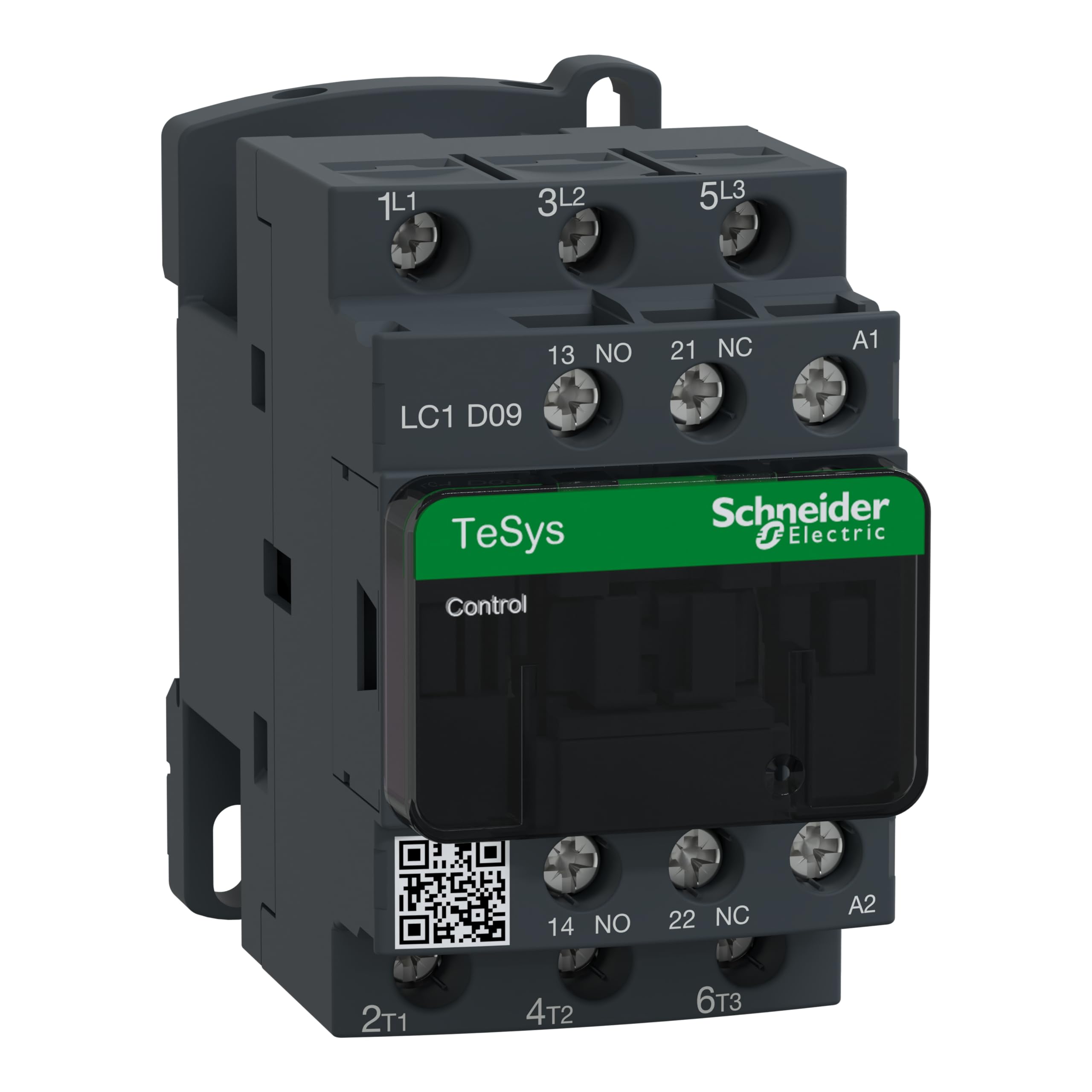 Schneider Electric, TeSys D contactor - 3P(3 NO) - AC-3 - <= 440 V 38 A - 230 V AC 50/60 Hz coil, LC1D38P7