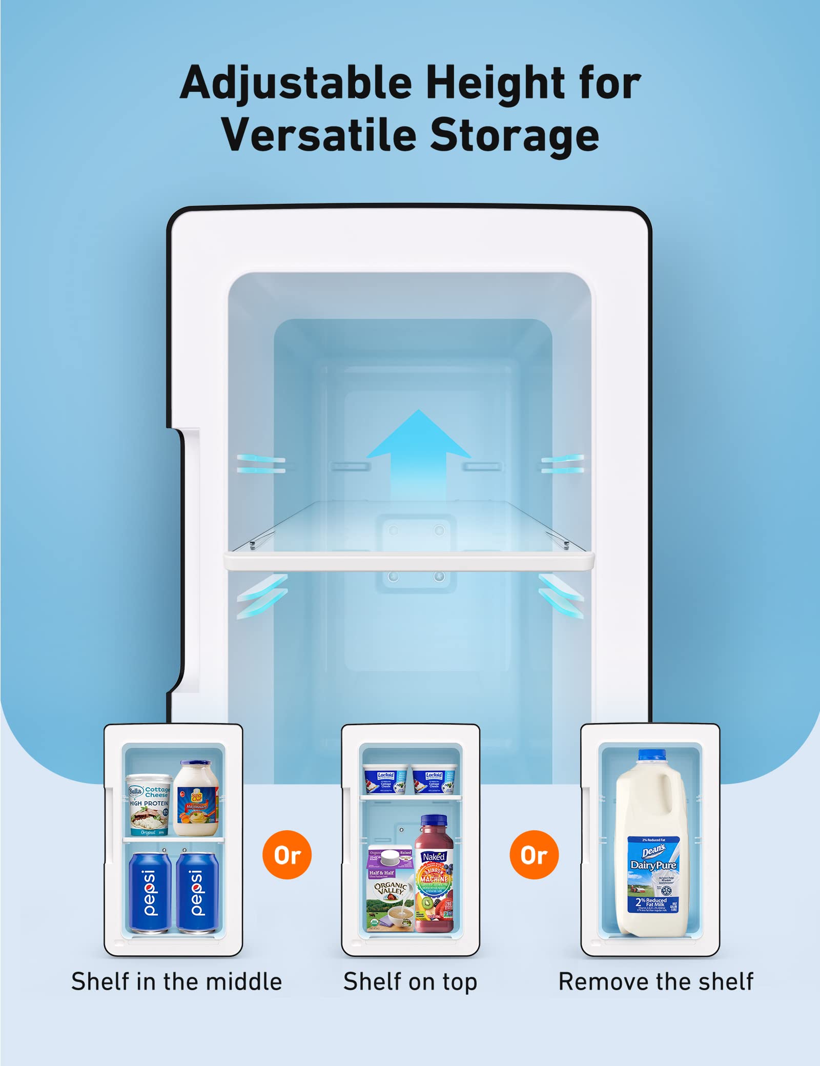 AstroAI Mini Fridge 6 Litre / 8 Can | Cooler and Warmer | AC/DC | Small Fridge for Bedrooms, Car, Drinks, Beauty, Skincare, Travel (Deep Black)