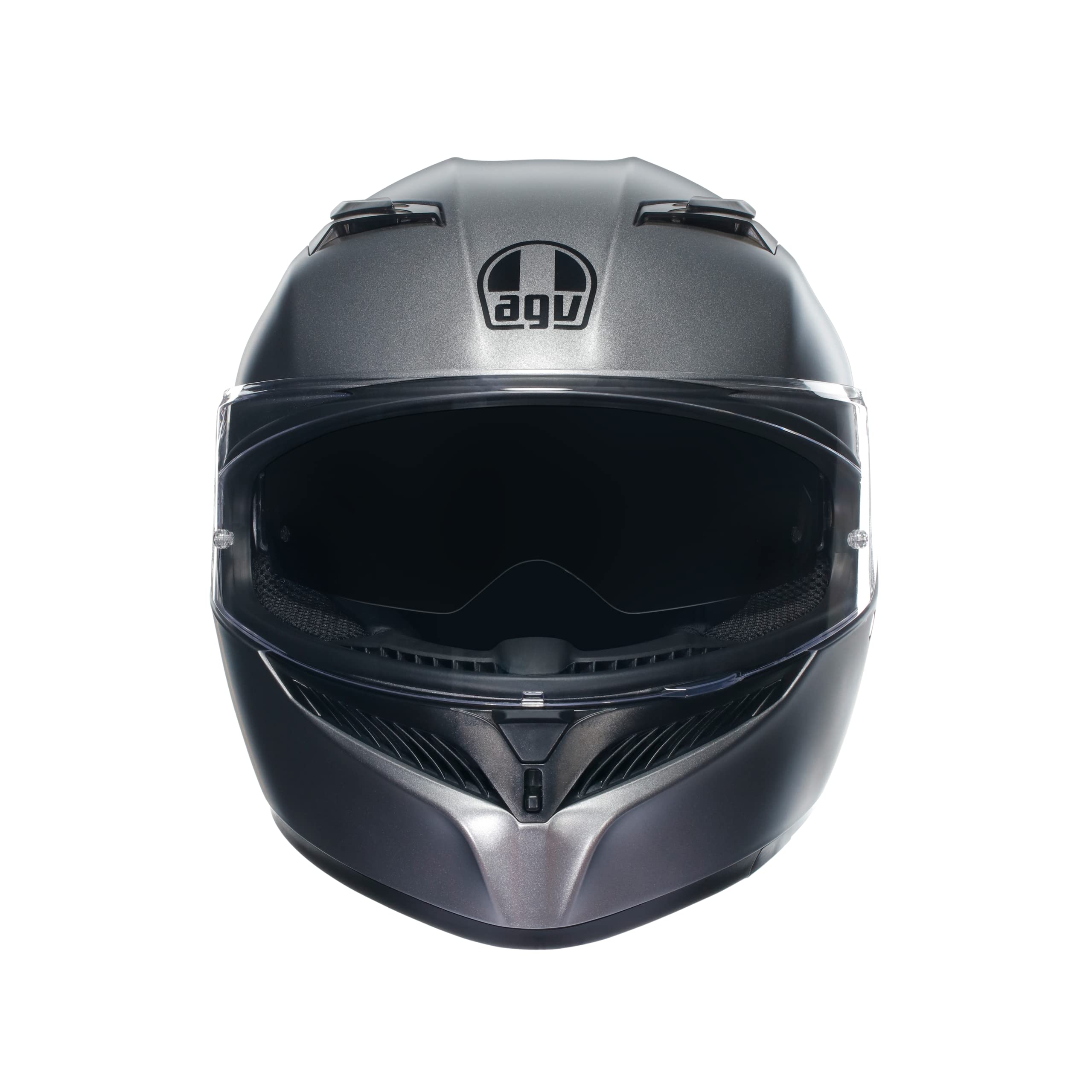 AGV K3 Full Face ECE 22.06 Motorcycle Helmet - Plain, Matt Black
