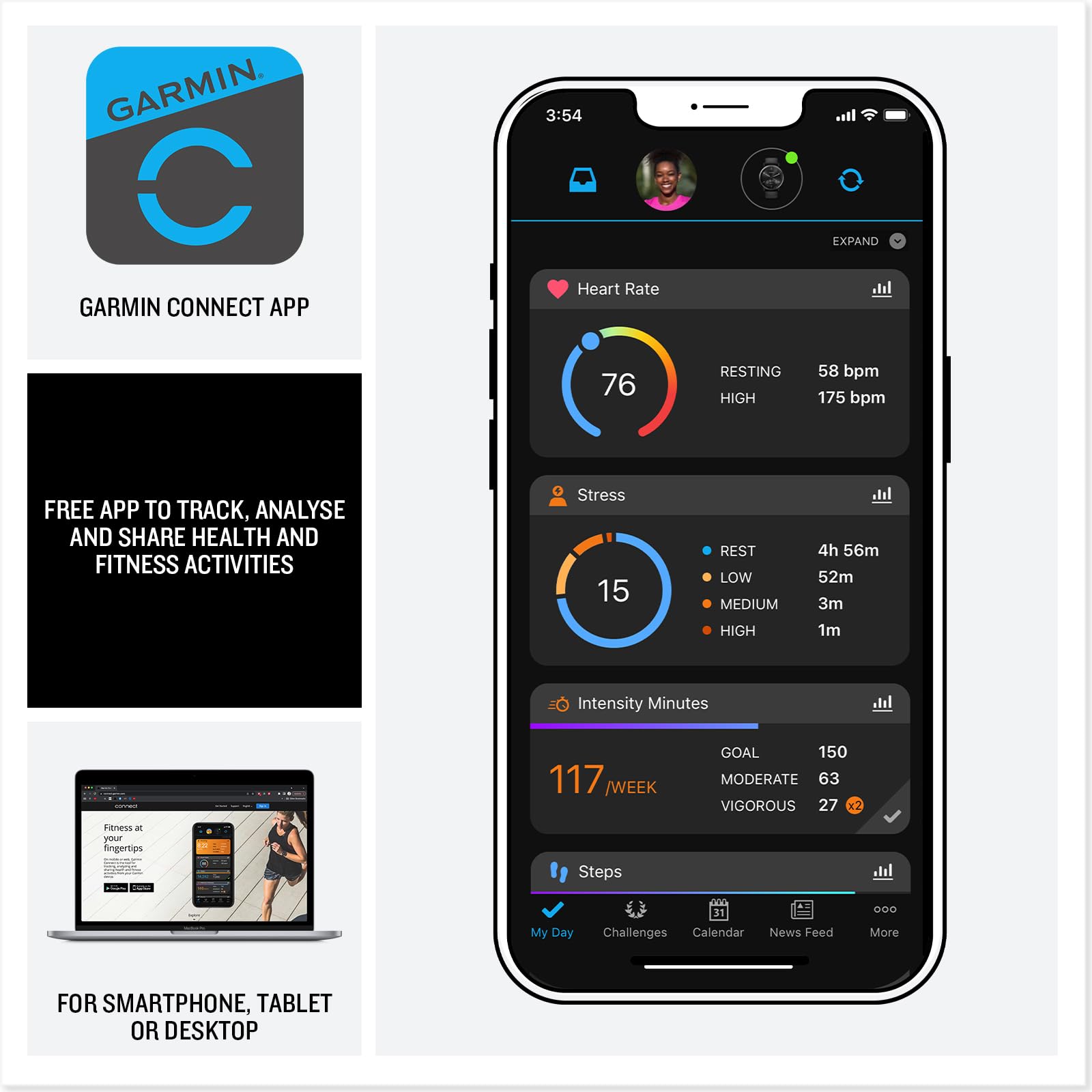 Garmin Forerunner 165 Music GPS 43mm Running Smartwatch, Lightweight, AMOLED Touchscreen, Advanced Training & Insights, Safety & Tracking Features, up to 11 days Battery Life, Aqua