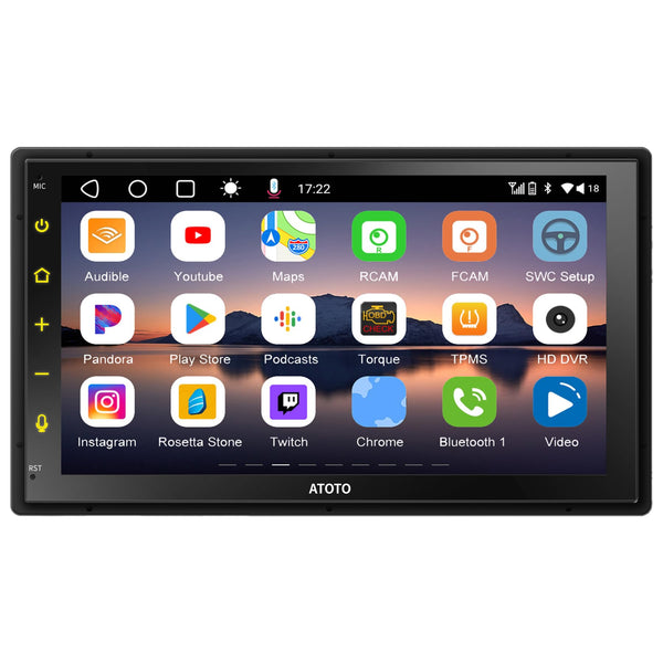 ATOTO S8MS 9" QLED 1280*720 Android Double Din Car Stereo, Built-in 4G LTE, Wireless Android Auto & Wireless CarPlay In Dash Video Receivers, GPS Tracking, 4G+32G, Dual Bluetooth, LRV, SCVC,S8G2094MS