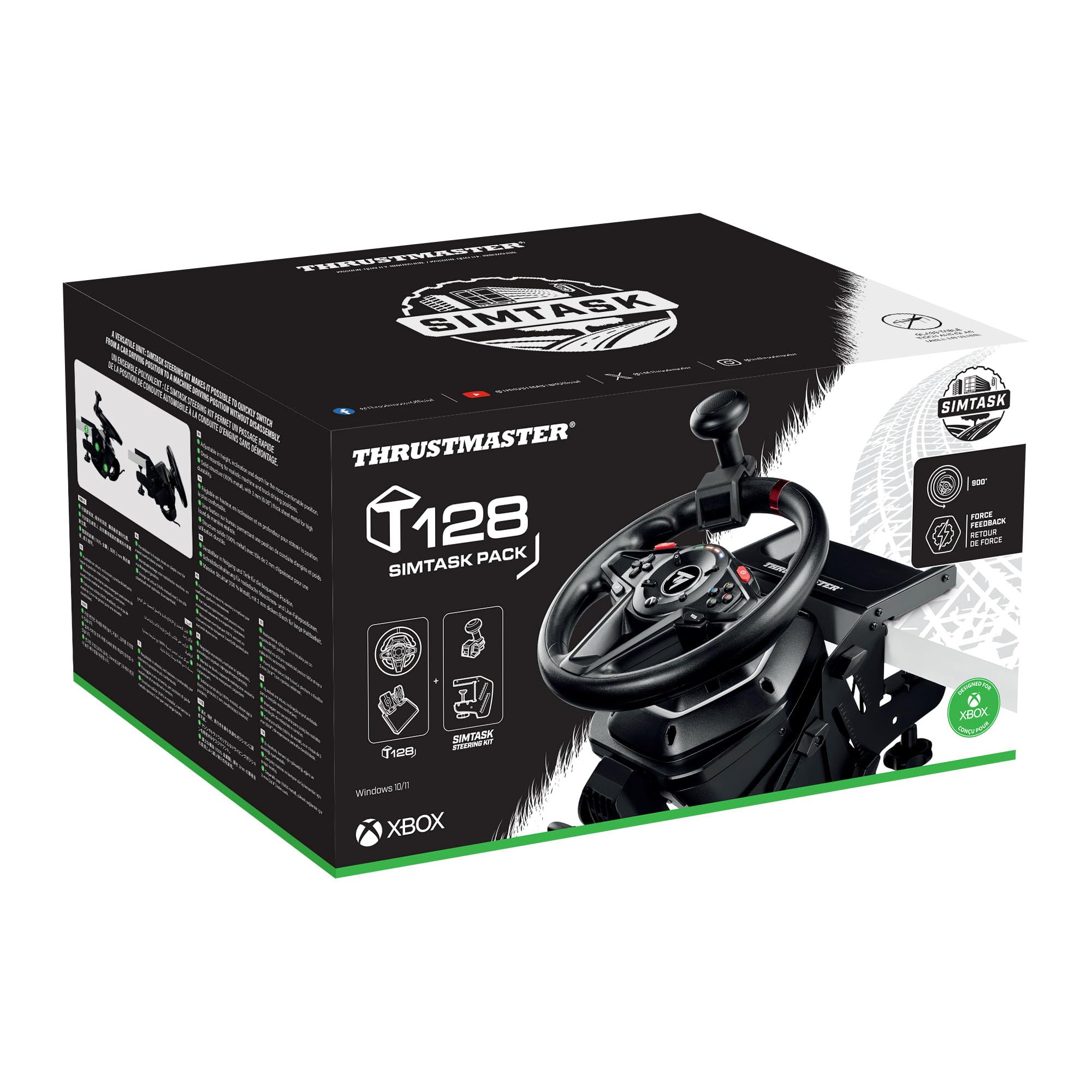 Thrustmaster T128 SimTask Pack – Essential Accessories for T128 Racing Wheel, Compatible with Xbox Series X|S, Xbox One, and PC