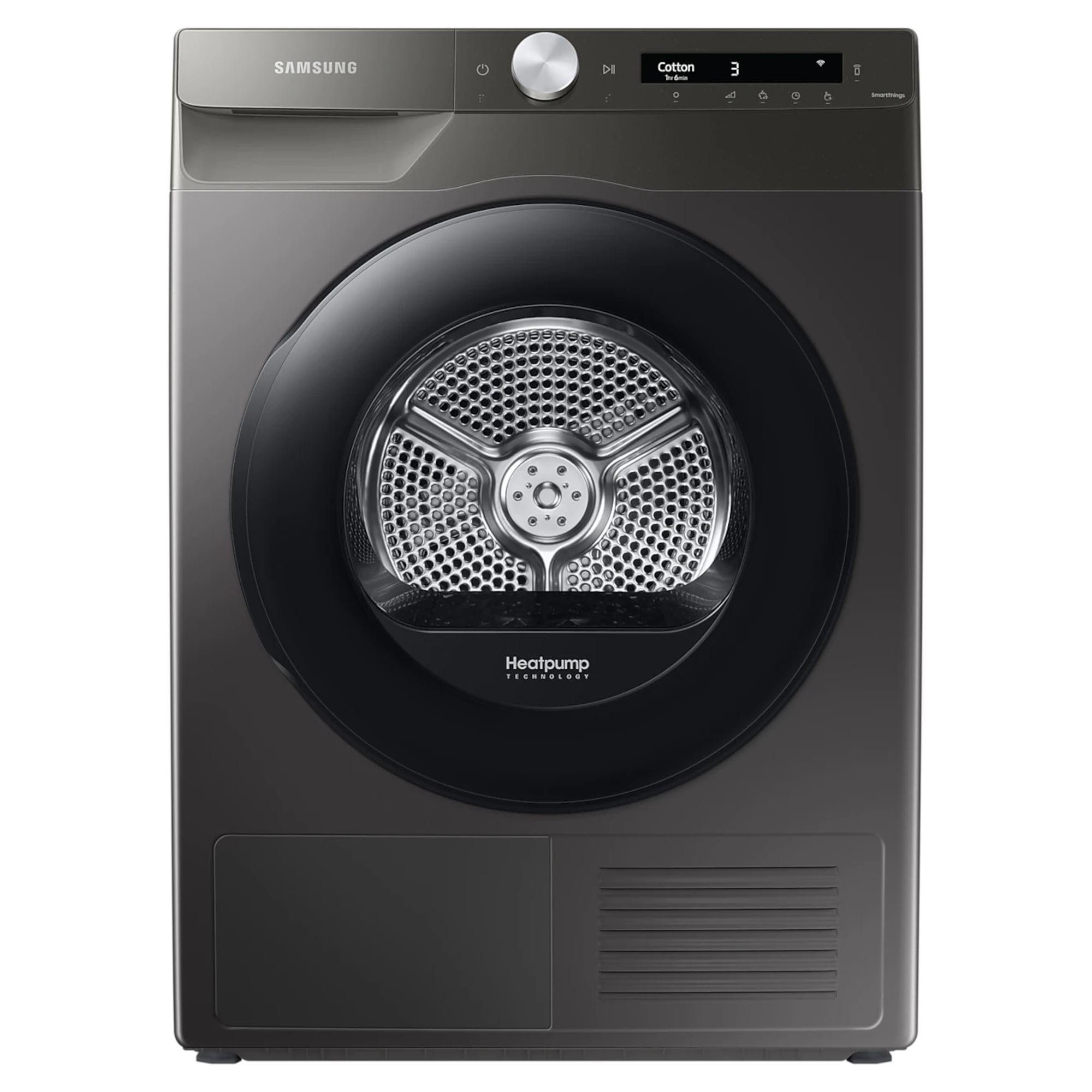 Samsung Series 5 DV80CGC0A0ABEU with OptimalDry and SmartThings, Heat Pump Tumble Dryer, 8kg