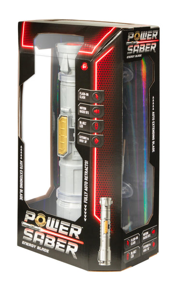 Power Saber: Green | Auto Extending 30" LED Energy Blade | With Motion Based Light and Sound Effects | Recommended Ages 6+