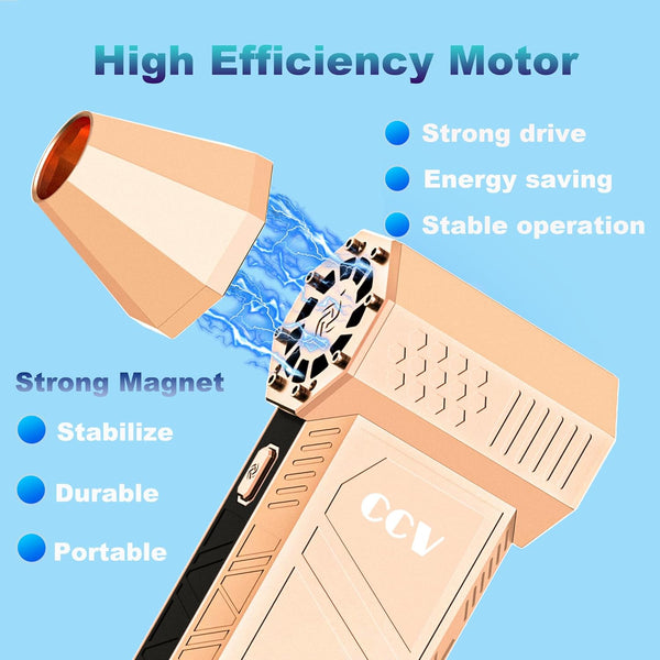 Compressed Air Duster - 150000RPM Electric Air Duster for Cleaning Keyboard&PC 3 Gears Adjustable Rechargeable Cordless Jet Dry Blower Air Blower for Car and Home (F33-Black-UK)