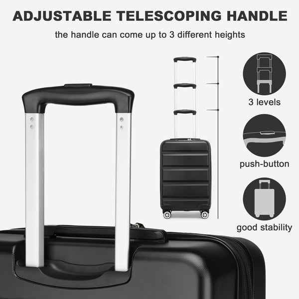 Kono Lightweight 28" Large Suitcase | Hard Shell with TSA Lock | 4 Dual Spinner Wheels | Expandable Design for Easy Travel | Perfect for Business & Vacation (Cream White,75x47.5x29.5cm)