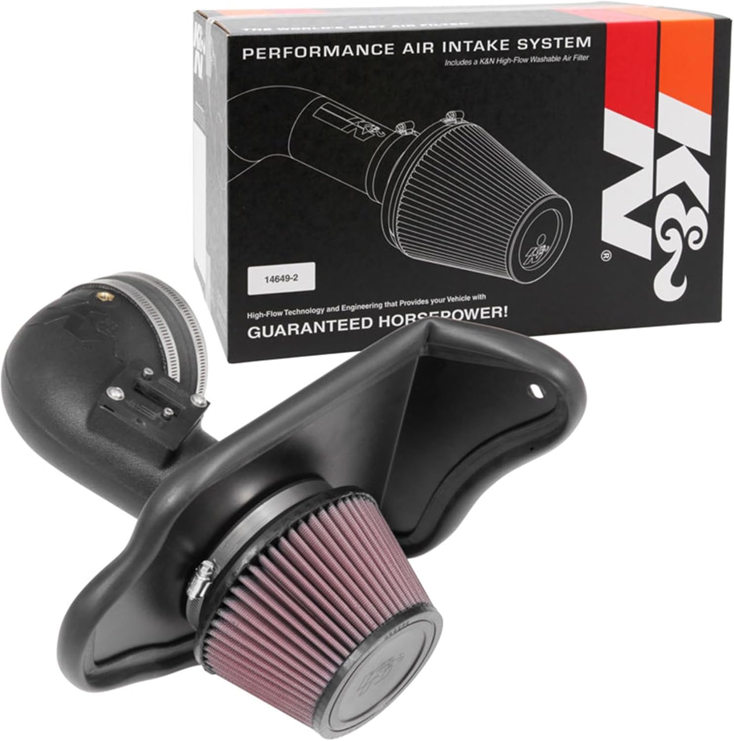 K&N Cold Air Intake Kit: High Performance, Increase Horsepower: Compatible with 2016-2019 CADILLAC (ATS)63-3100