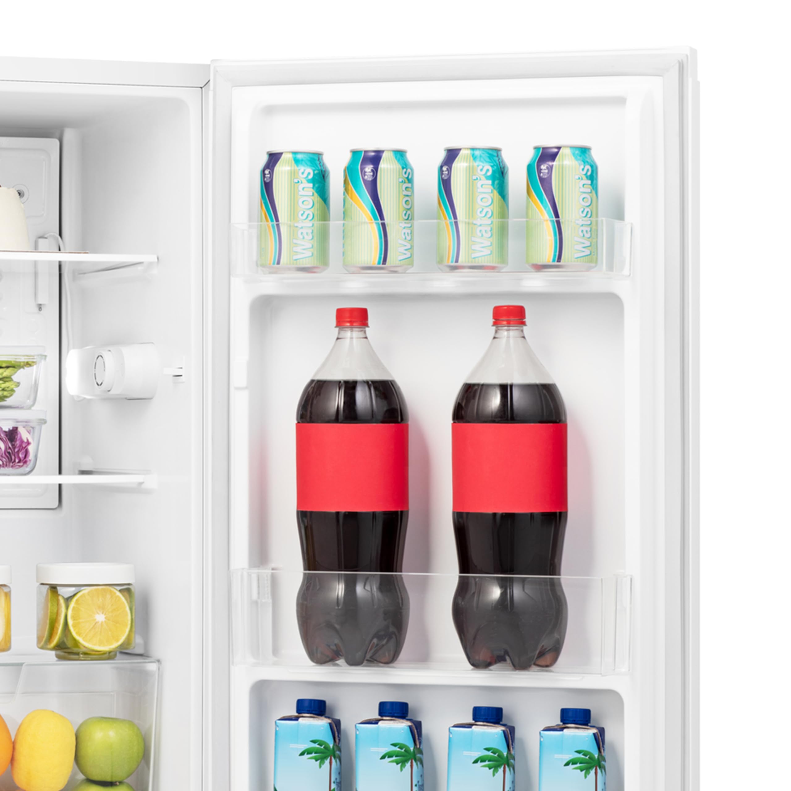 Fridgemaster MUR4545 Small Table Top 45cm Mini Fridge - 45 L - Mechanical Control with Adjustable Thermostat - Reversible Door - 39 dB Low noise - Broad Climate Design - White - E Rated