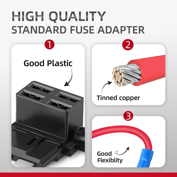 JOREST 300Pcs Car Fuses Assorted Kit, 160 Mini Blade Fuses Automotive + 90 Standard Mixed Fuses + 50 Micro Fuse Set + Fuse Puller – for RV Truck Motorcycle(2Amp 3A 5A 7.5A 10A 15A 20A 25A 30A 35A 40A)